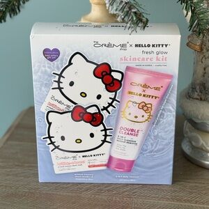 Hello Kitty x The Crème Shop Fresh Glow Skincare Kit Limited Edition New in Box!